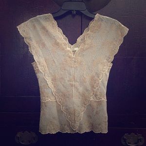 Sleeveless Lace Top